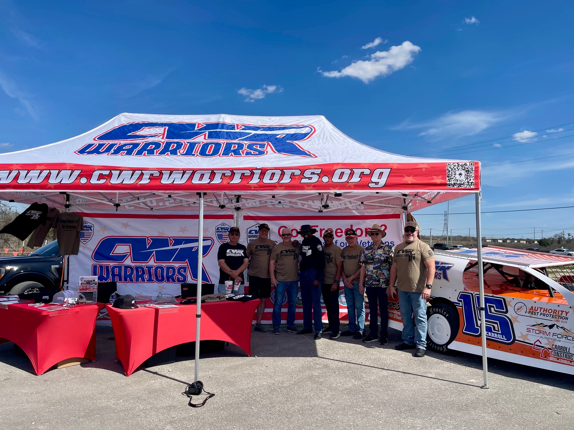 CWR Warriors Vendor Tent