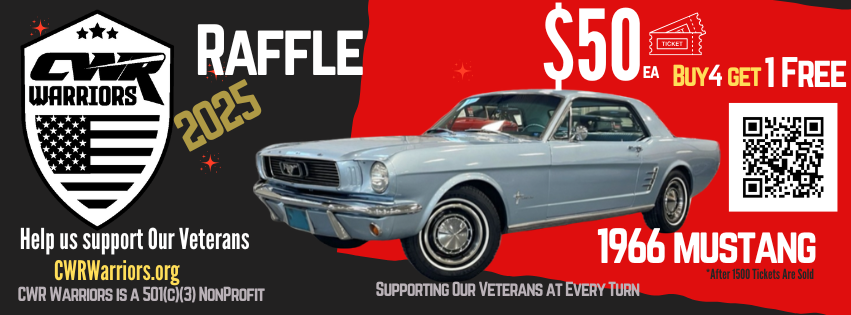 1966 Mustang Raffle (8.5 x 11 in) (Facebook Cover)
